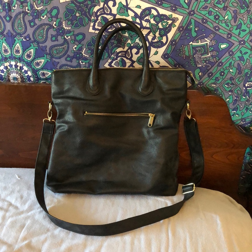 Large black tote